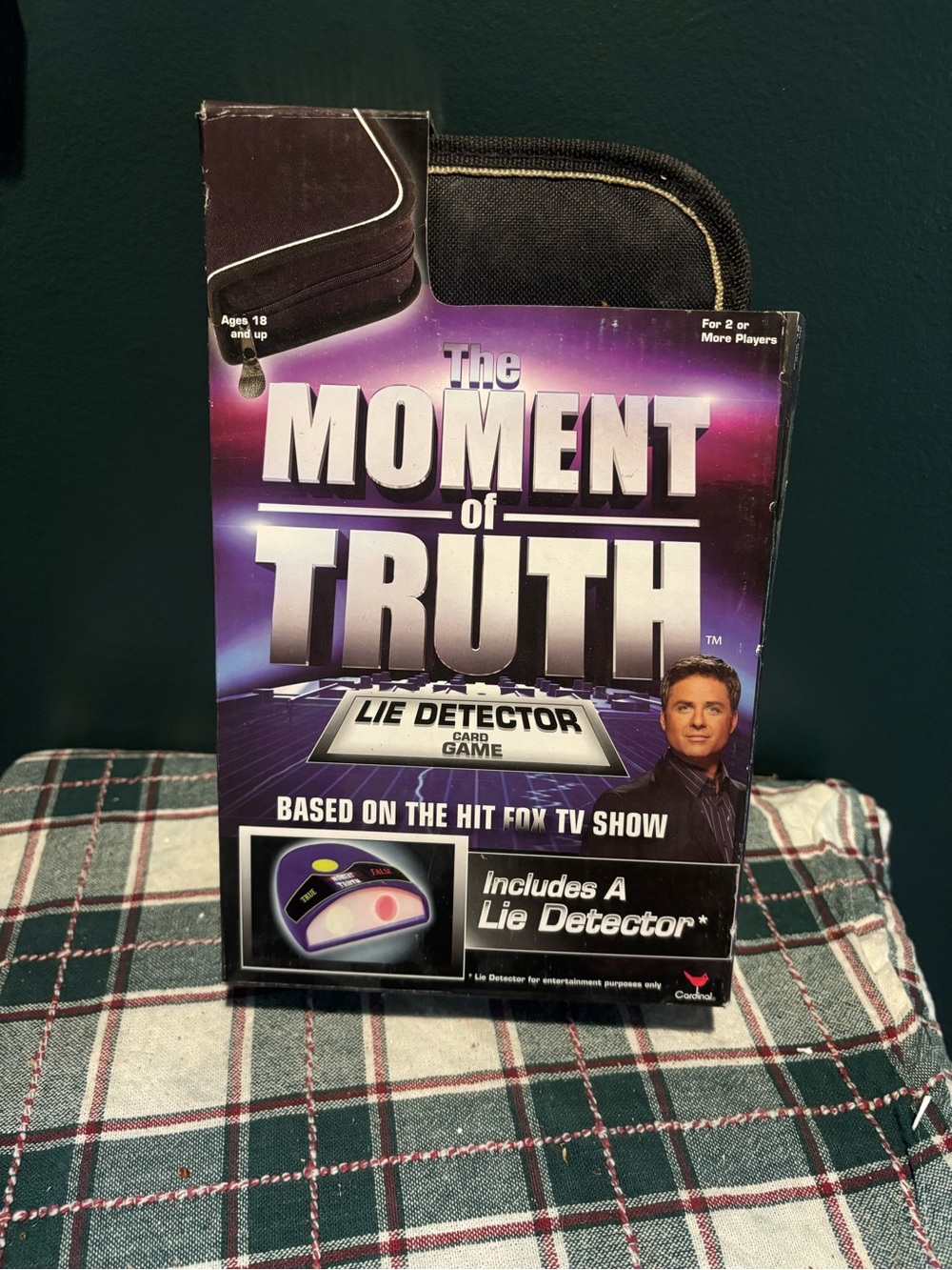 NIB Fox TV The Moment of Truth Lie Detector Card Game - Purple
